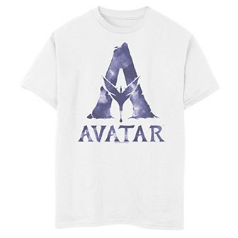 Boys 8-20 Avatar 2 Banshe Silhouette A Logo Graphic Tee