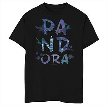 Boys 8-20 Avatar 2 Pandora Flora Fauna Typography Graphic Tee