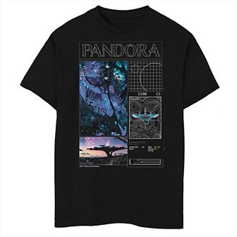 Boys 8-20 Avatar 2 Pandoras Flora Fauna Schematic Graphic Tee