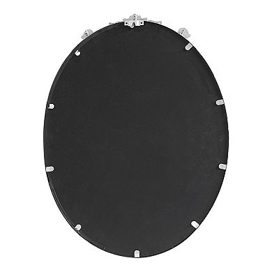 Kate and Laurel Arendahl Oval Ornate Wall Mirror