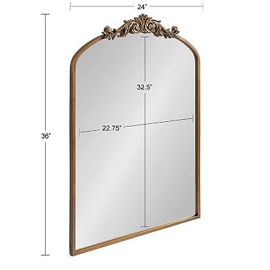 Kate and Laurel Arendahl Traditional Arched Wall Mirror