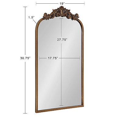 Kate and Laurel Arendahl Traditional Arched Wall Mirror