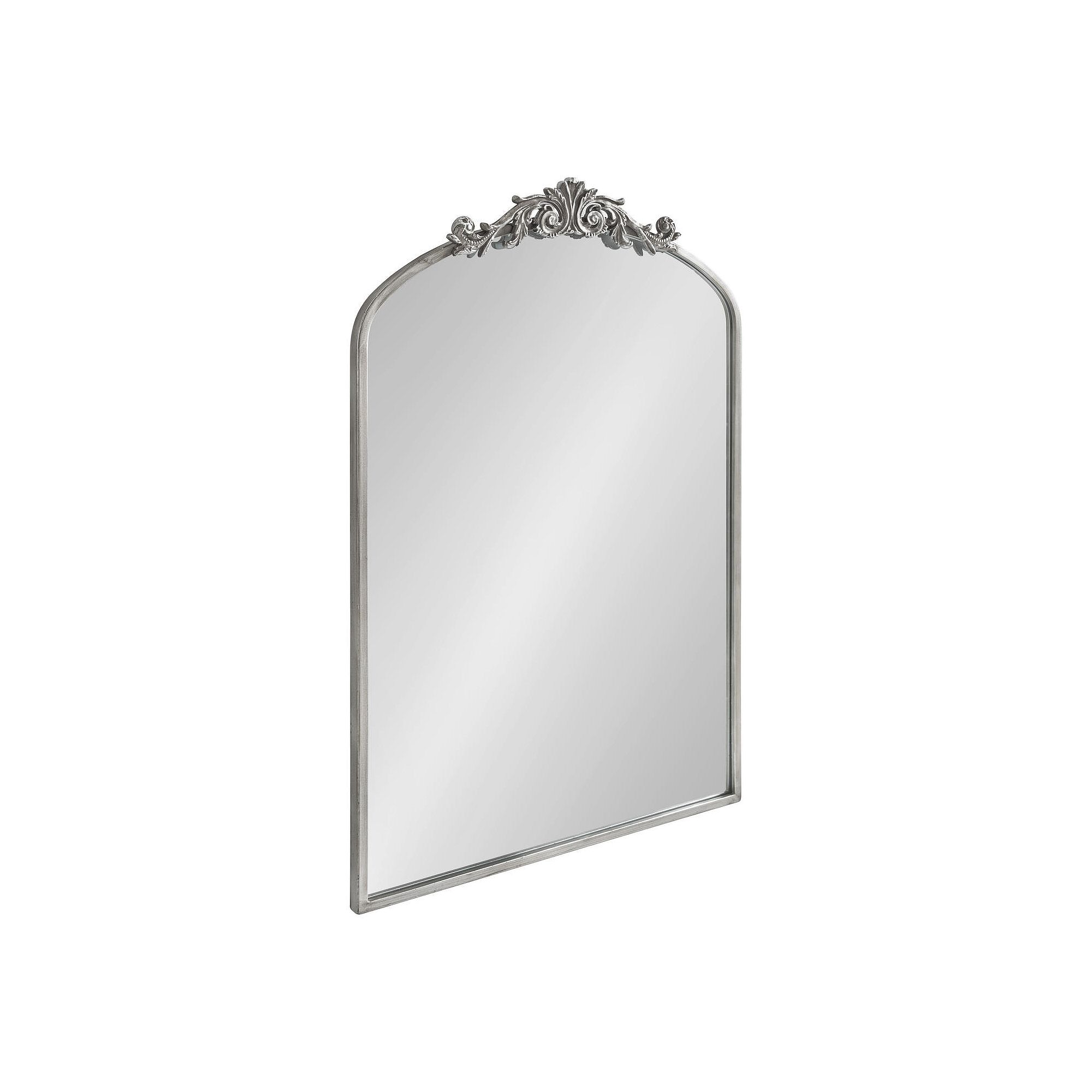Kate and Laurel Arendahl Traditional Arched Wall Mirror, Silver