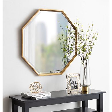 Kate and Laurel Calter Geometric Framed Wall Mirror