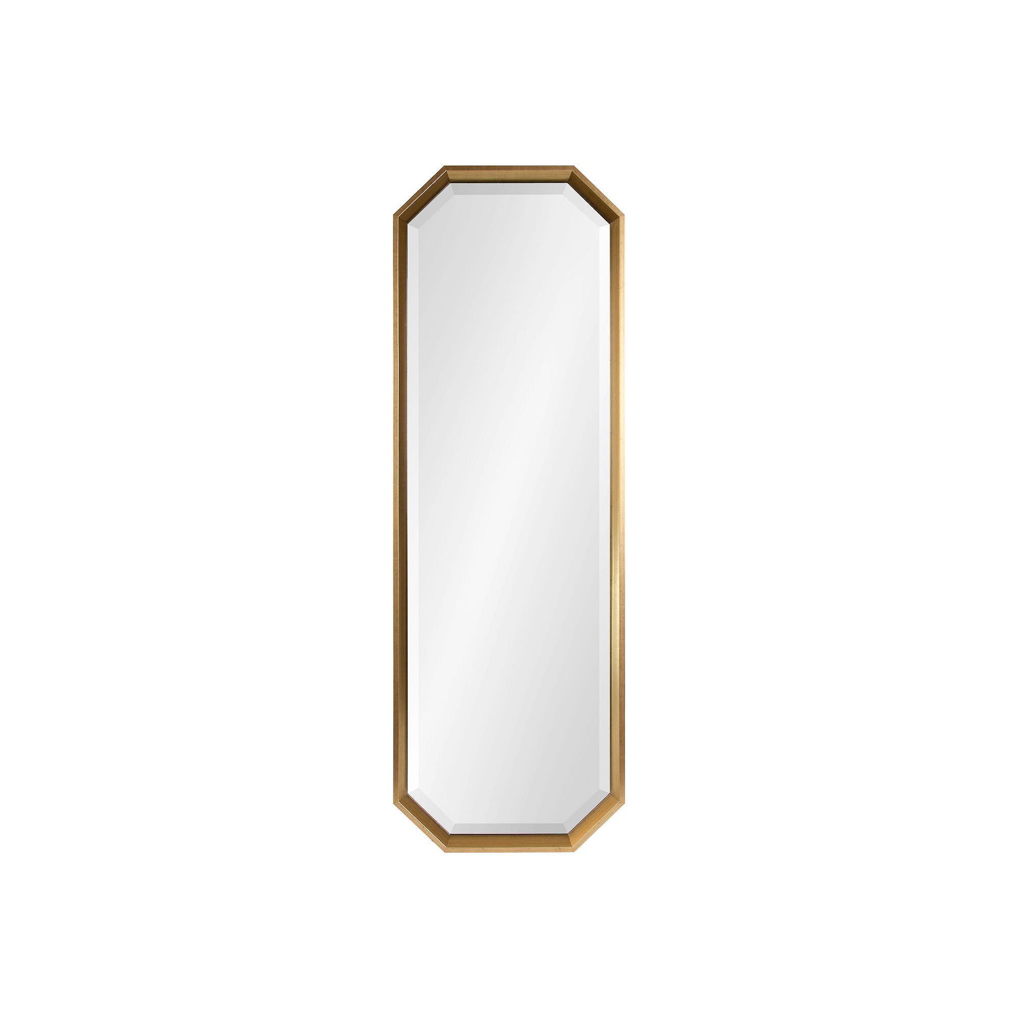 Kate and Laurel Calter Geometric Framed Wall Mirror, Gold