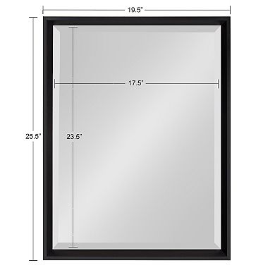 Kate and Laurel Calter Bathroom Wall Mirror