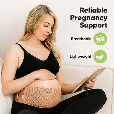 KeaBabies Maternity Belly Band for Pregnancy, Soft & Breathable Pregnancy Belly Support Belt