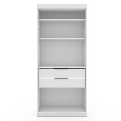 MANHATTAN COMFORT Mulberry Open Sectional Closet