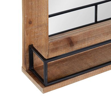 Kate and Laurel Cates Barn Door Wall Mirror