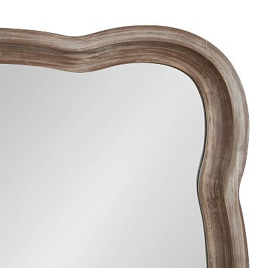 Kate and Laurel Hatherleigh Scalloped Wall Mirror