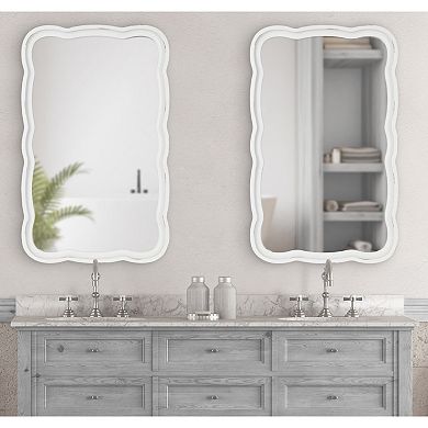 Kate and Laurel Hatherleigh Scalloped Wall Mirror