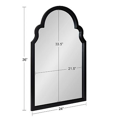 Kate and Laurel Hogan Arched Framed Wall Mirror