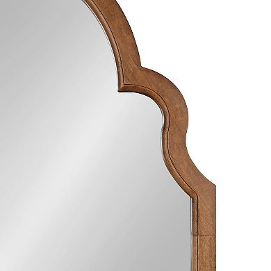 Kate and Laurel Hogan Arched Scalloped Framed Wall Mirror