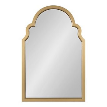 Kate and Laurel Hogan Arched Scalloped Framed Wall Mirror