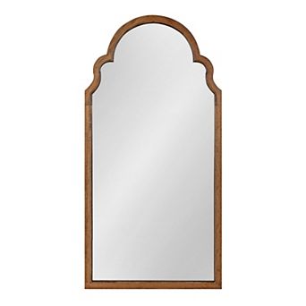 Kate and Laurel Hogan Arched Scalloped Framed Wall Mirror