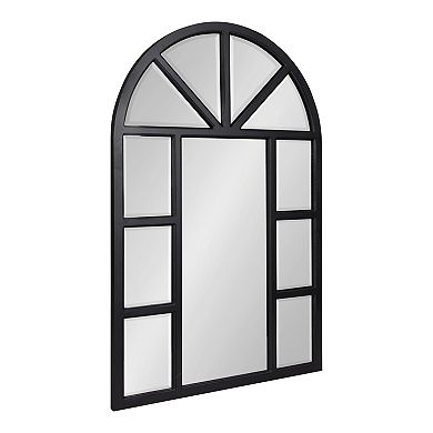 Kate and Laurel Hogan Arch Windowpane Wall Mirror