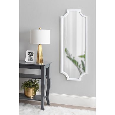 Kate and Laurel Hogan Notched Framed Wall Mirror