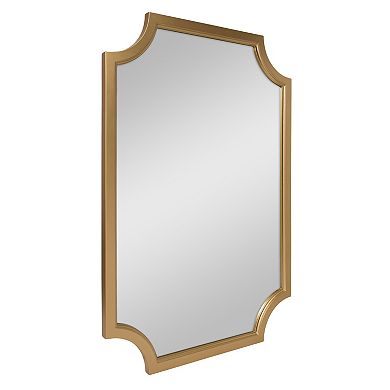 Kate and Laurel Hogan Notched Framed Wall Mirror