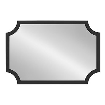 Kate and Laurel Hogan Notched Framed Wall Mirror