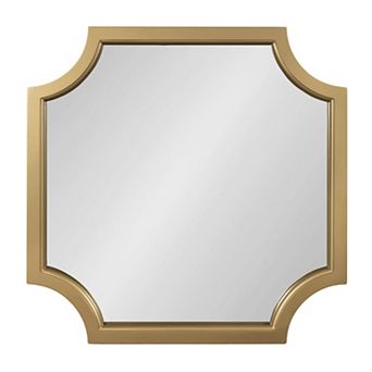 Kate and Laurel Hogan Notched Framed Wall Mirror