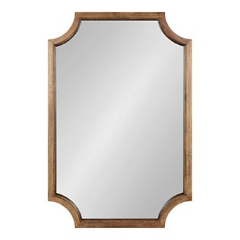 Kate and Laurel Hogan Notched Framed Wall Mirror