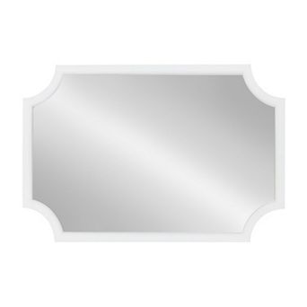 Kate and Laurel Hogan Notched Framed Wall Mirror