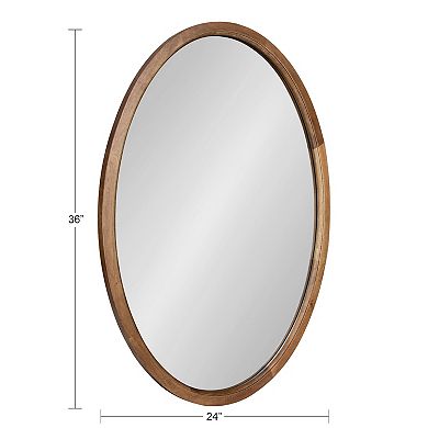 Kate and Laurel Hogan Oval Framed Wall Mirror