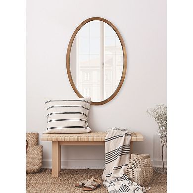 Kate and Laurel Hogan Oval Framed Wall Mirror