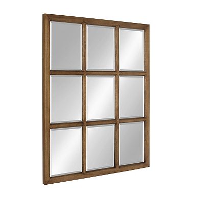 Kate and Laurel Hogan Windowpane Framed Wall Mirror