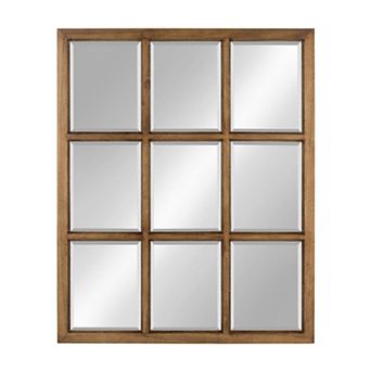 Kate and Laurel Hogan Windowpane Framed Wall Mirror