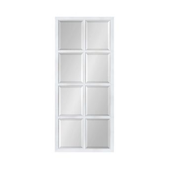 Kate and Laurel Hogan Windowpane Framed Wall Mirror