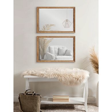 Kate and Laurel Hogan Bathroom Framed Wall Mirror