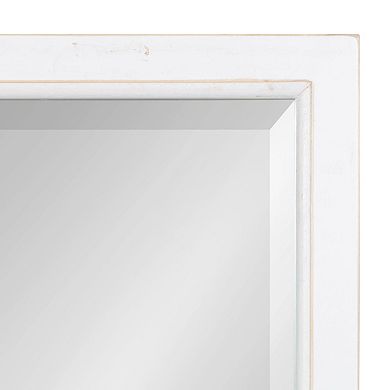 Kate and Laurel Hogan Bathroom Framed Wall Mirror