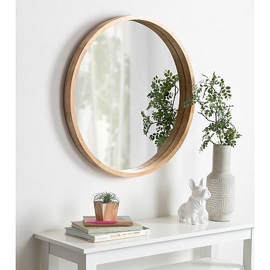 Kate and Laurel Hutton Round Wall Mirror