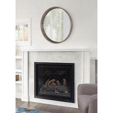 Kate and Laurel Hutton Round Wall Mirror