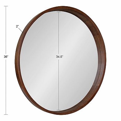 Kate and Laurel Hutton Round Wall Mirror