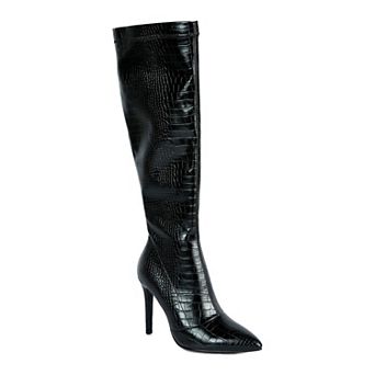 London Rag Wheedle Women's Heeled Mid Calf Boots