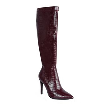 London Rag Wheedle Women's Heeled Mid Calf Boots