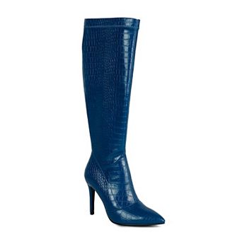 London Rag Wheedle Women's Heeled Mid Calf Boots