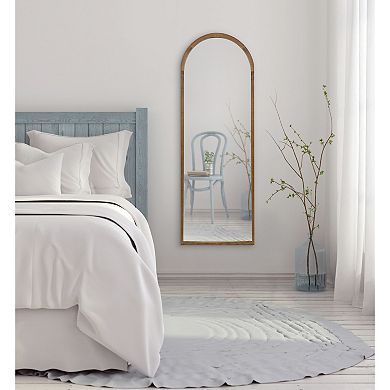 Kate and Laurel Hutton Arched Framed Wall Mirror