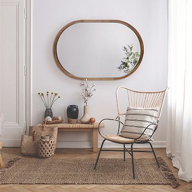 Kate and Laurel Hutton Capsule Framed Wall Mirror