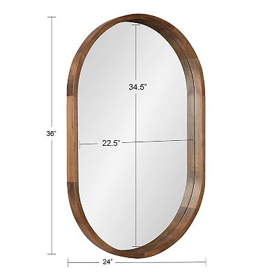 Kate and Laurel Hutton Capsule Framed Wall Mirror