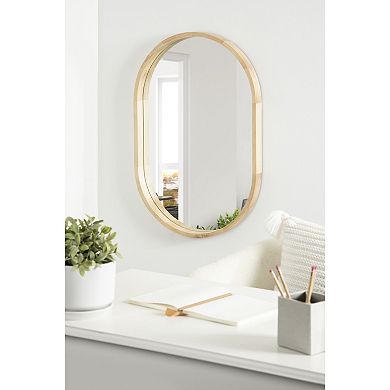 Kate and Laurel Hutton Capsule Framed Wall Mirror