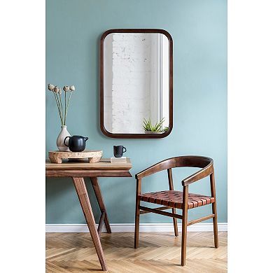 Kate and Laurel Hutton Rounded Corners Wall Mirror