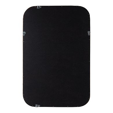 Kate and Laurel Hutton Rounded Corners Wall Mirror