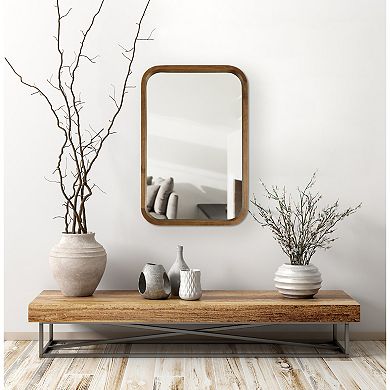 Kate and Laurel Hutton Rounded Corners Wall Mirror
