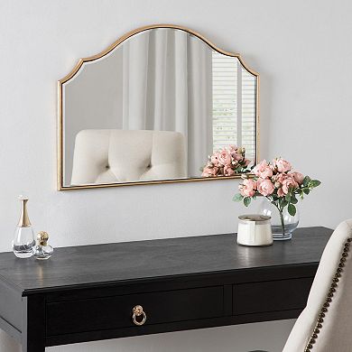 Kate and Laurel Leanna Arched Framed Wall Mirror