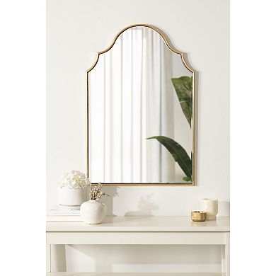 Kate and Laurel Leanna Arched Framed Wall Mirror