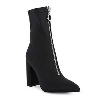 London Rag Bobbettes Women's Block Heel Ankle Boots