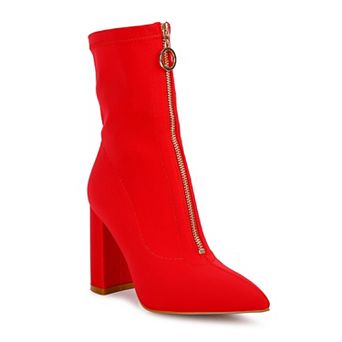 London Rag Bobbettes Women's Block Heel Ankle Boots